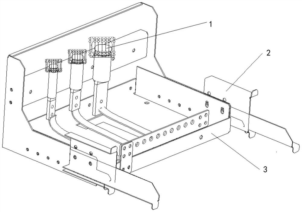 General bus grounding trolley and method for switch cabinet