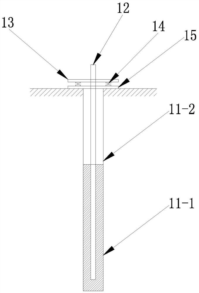 Anchor rod combined anti-floating system