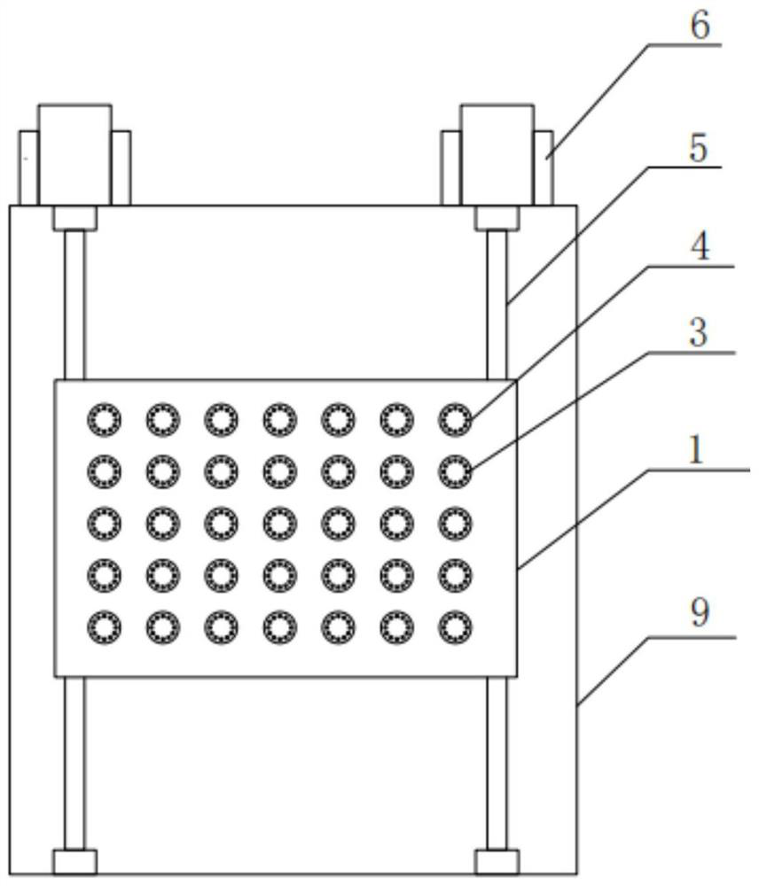 Adjustable vacuum glass dispensing machine