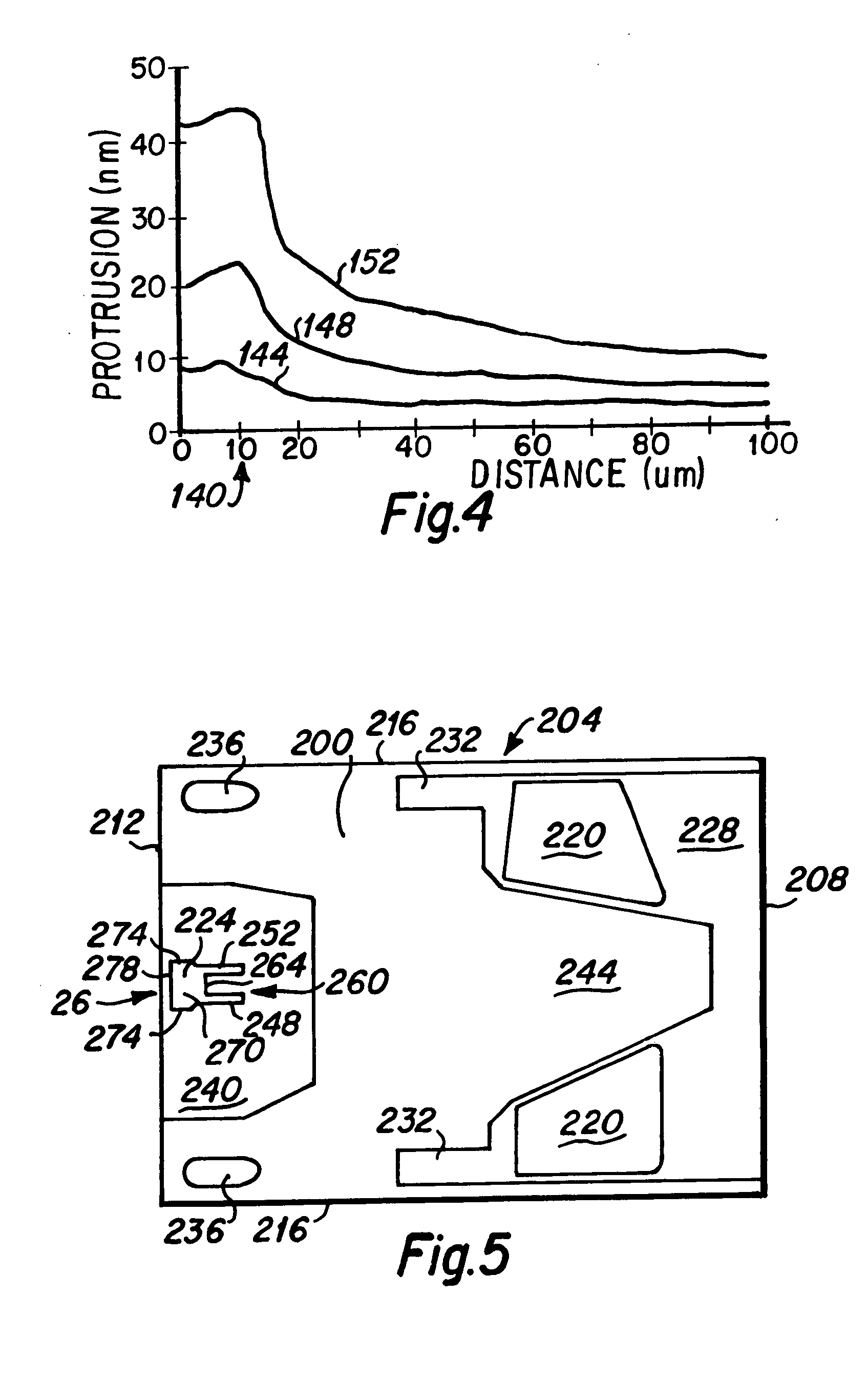 Magnetic head slider having protrusion-compensated air bearing surface design