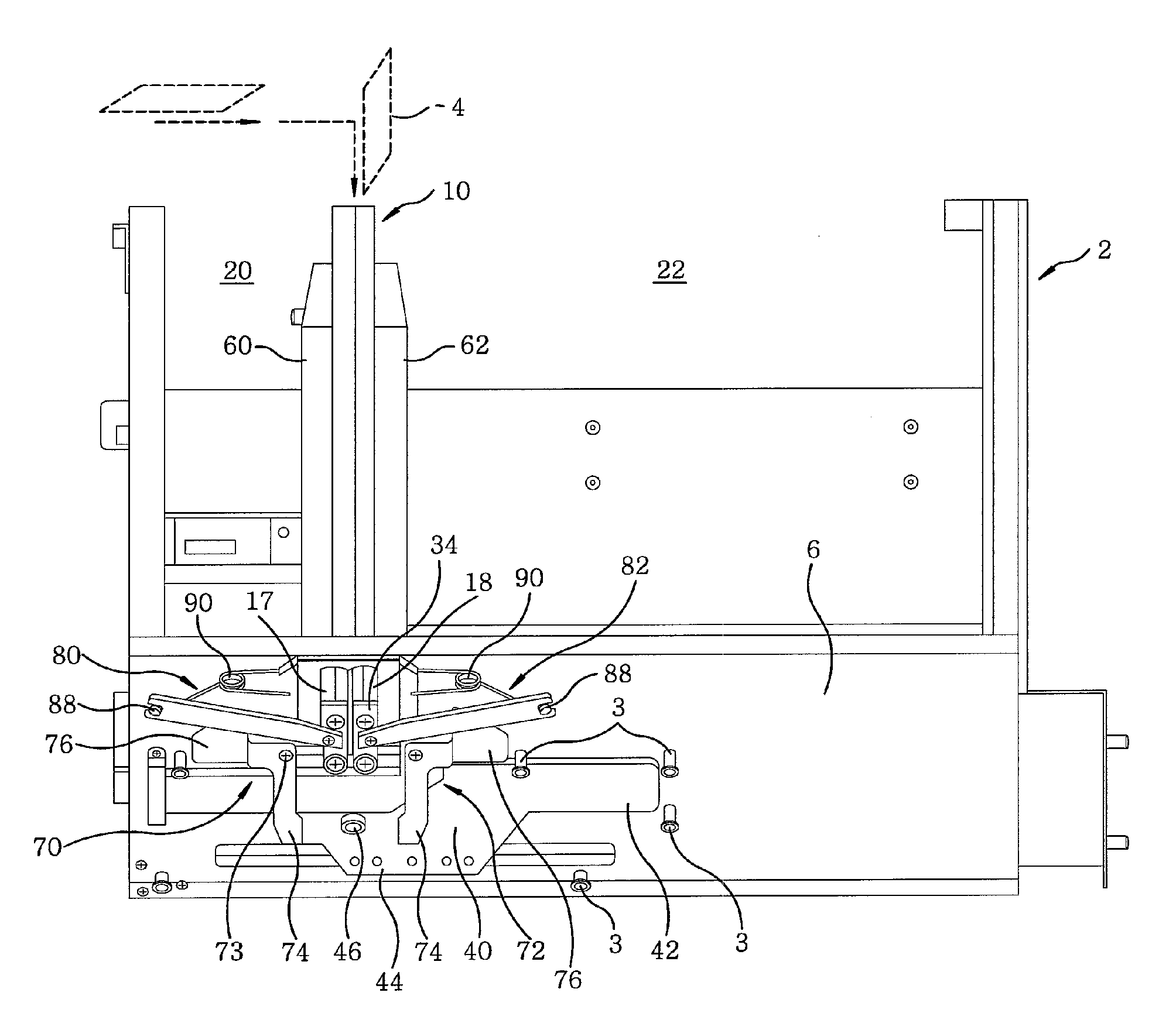 Bill Storage Device in Automated Teller Machine and Method for Storing Bill in the Same