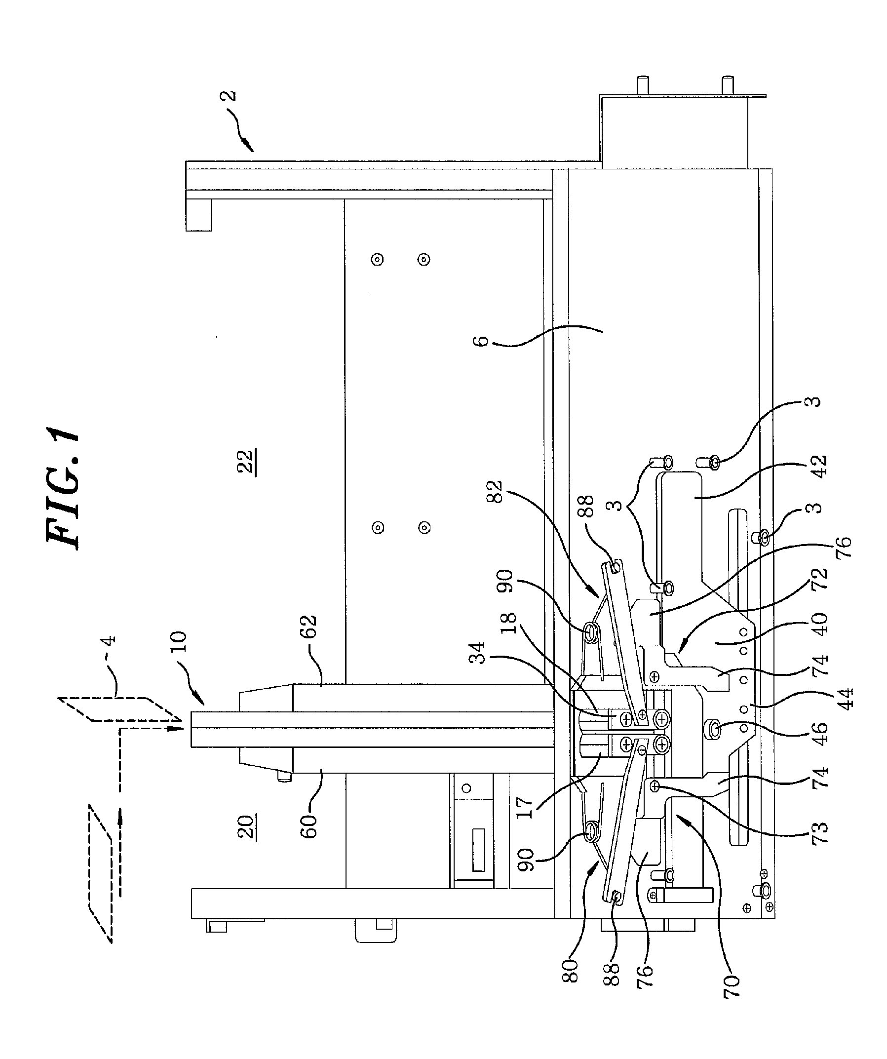 Bill Storage Device in Automated Teller Machine and Method for Storing Bill in the Same