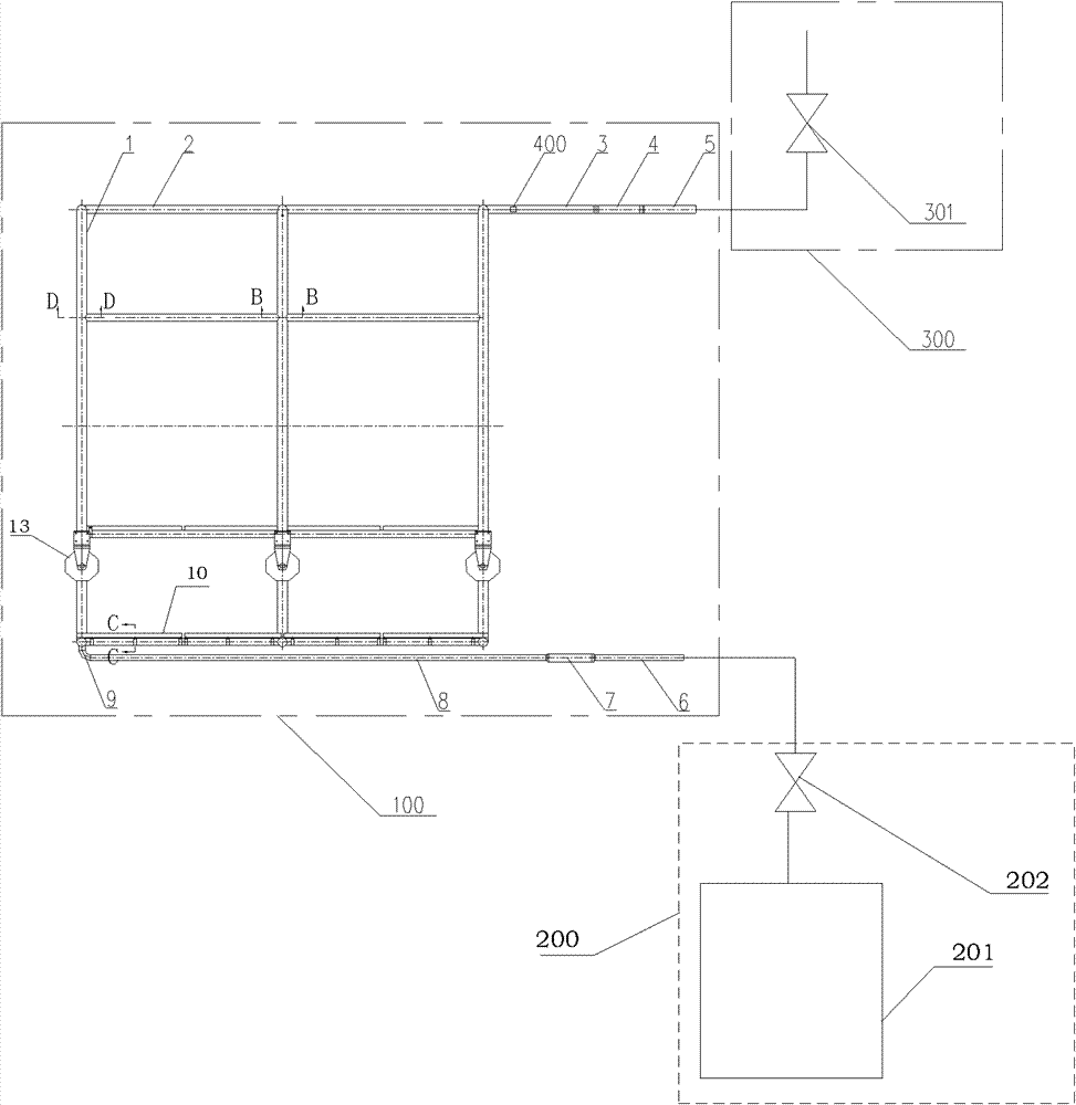 Automatic cooling heat sink framework and refrigeration method thereof