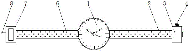 Graphene sphygmomanometer watch