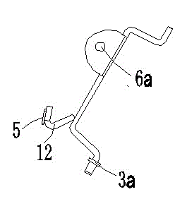 Combined mounting frame for instrument, instrument shield, front steering lamp and front air deflector