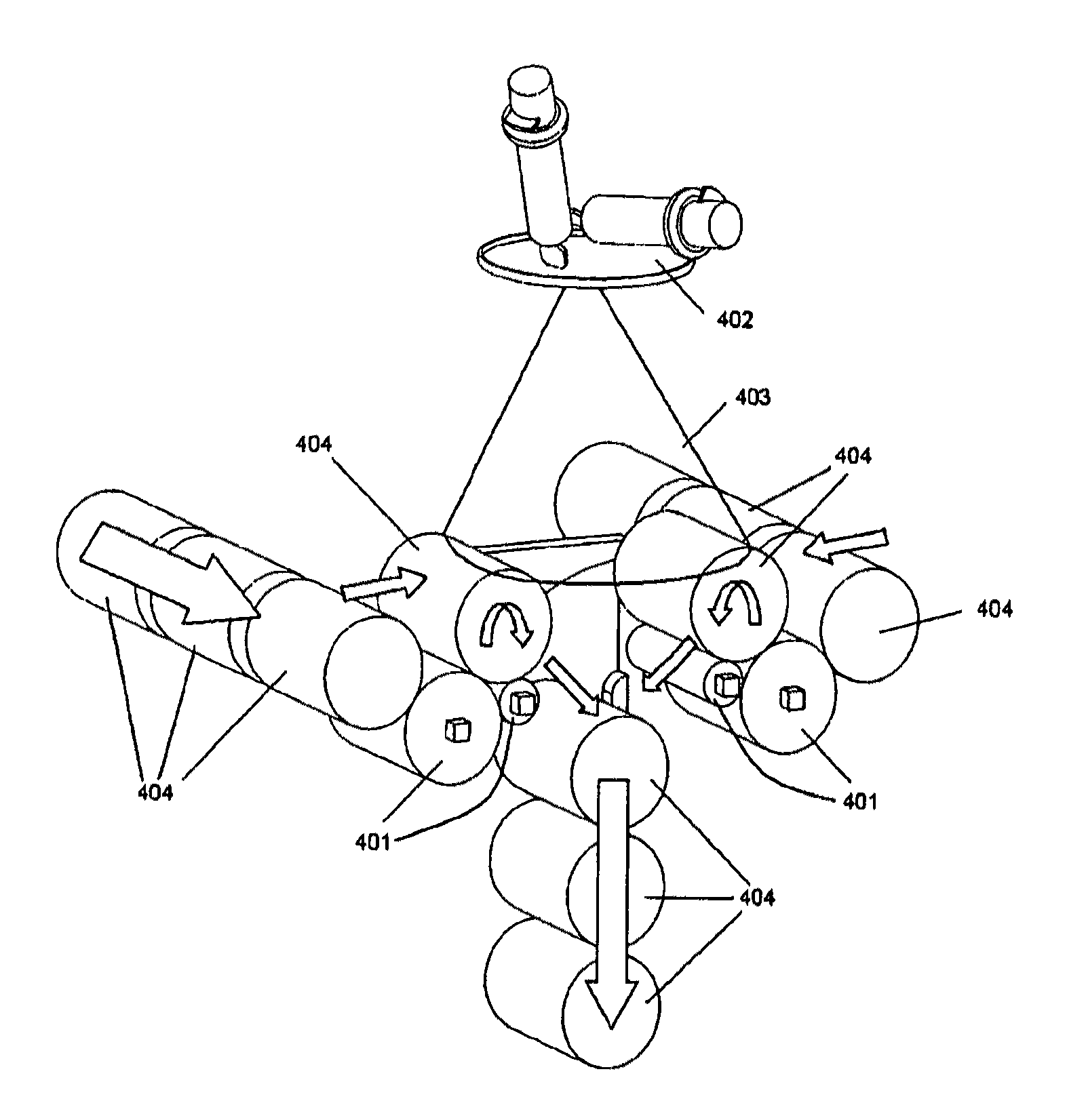 Method and device for rotational marking