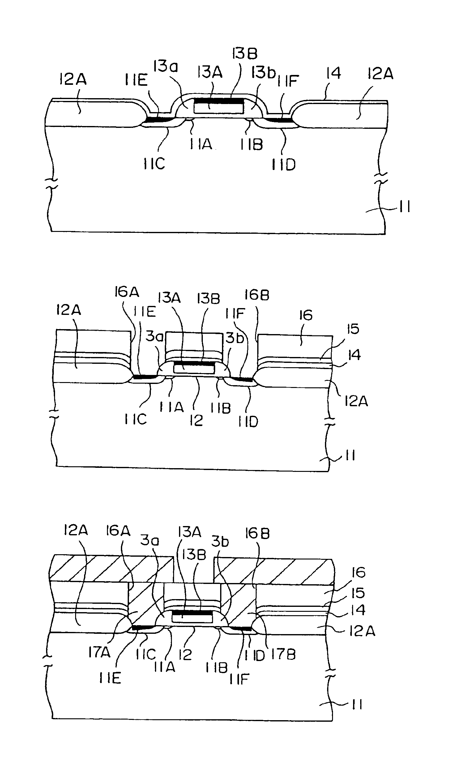Semiconductor device having an insulation film with reduced water content