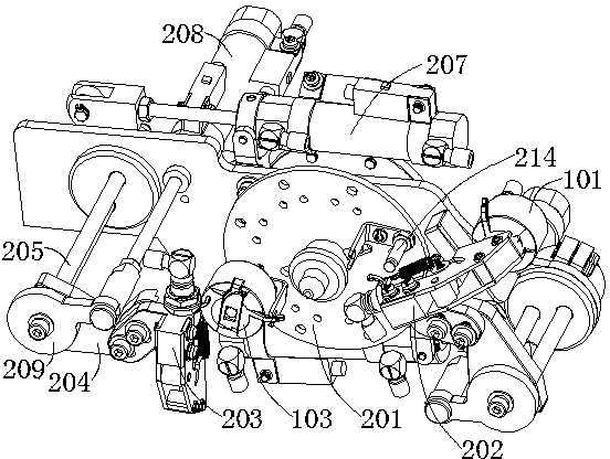 Bottom shuttle replacing method