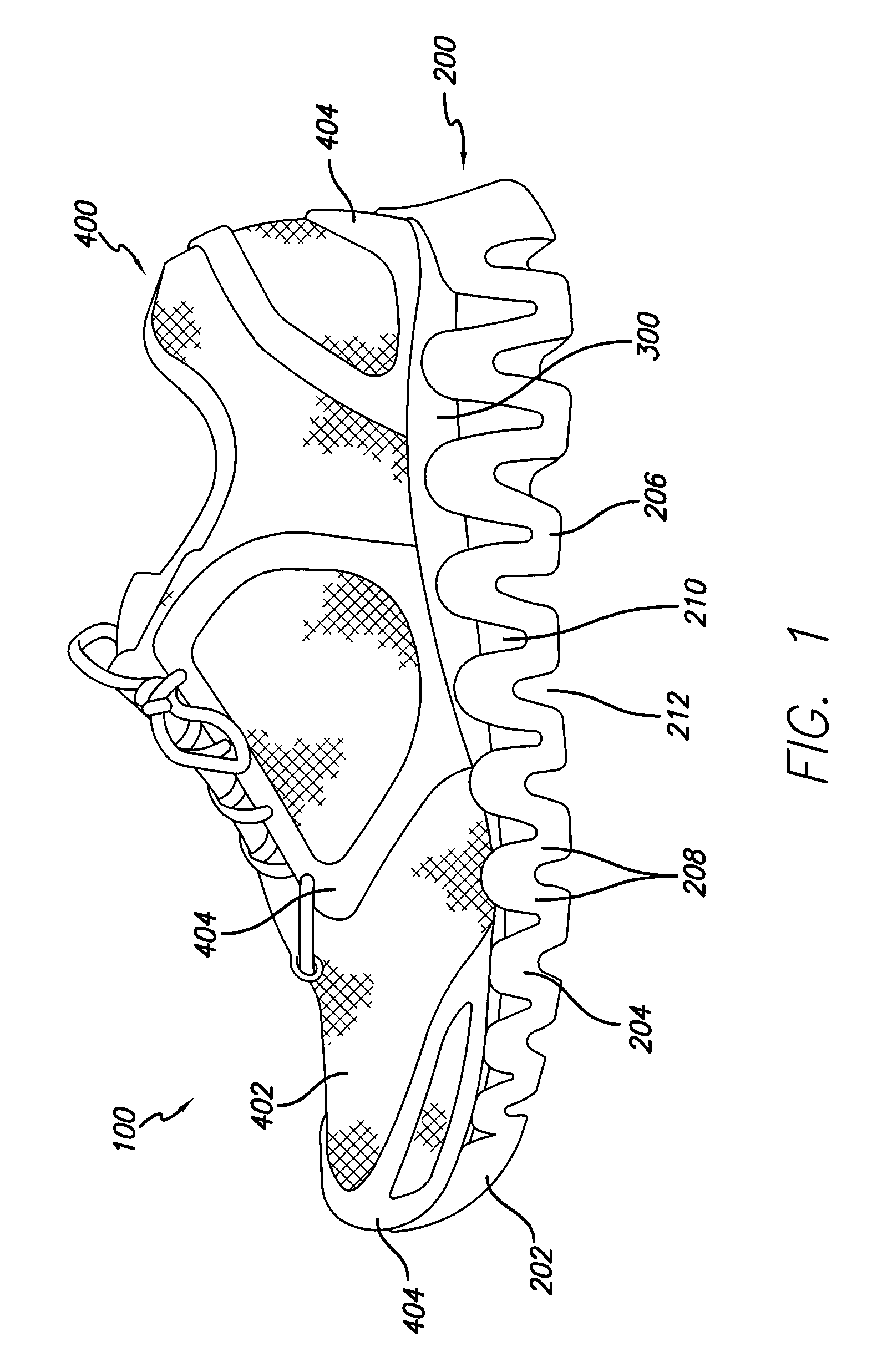 Article of Footwear Having an Undulating Sole