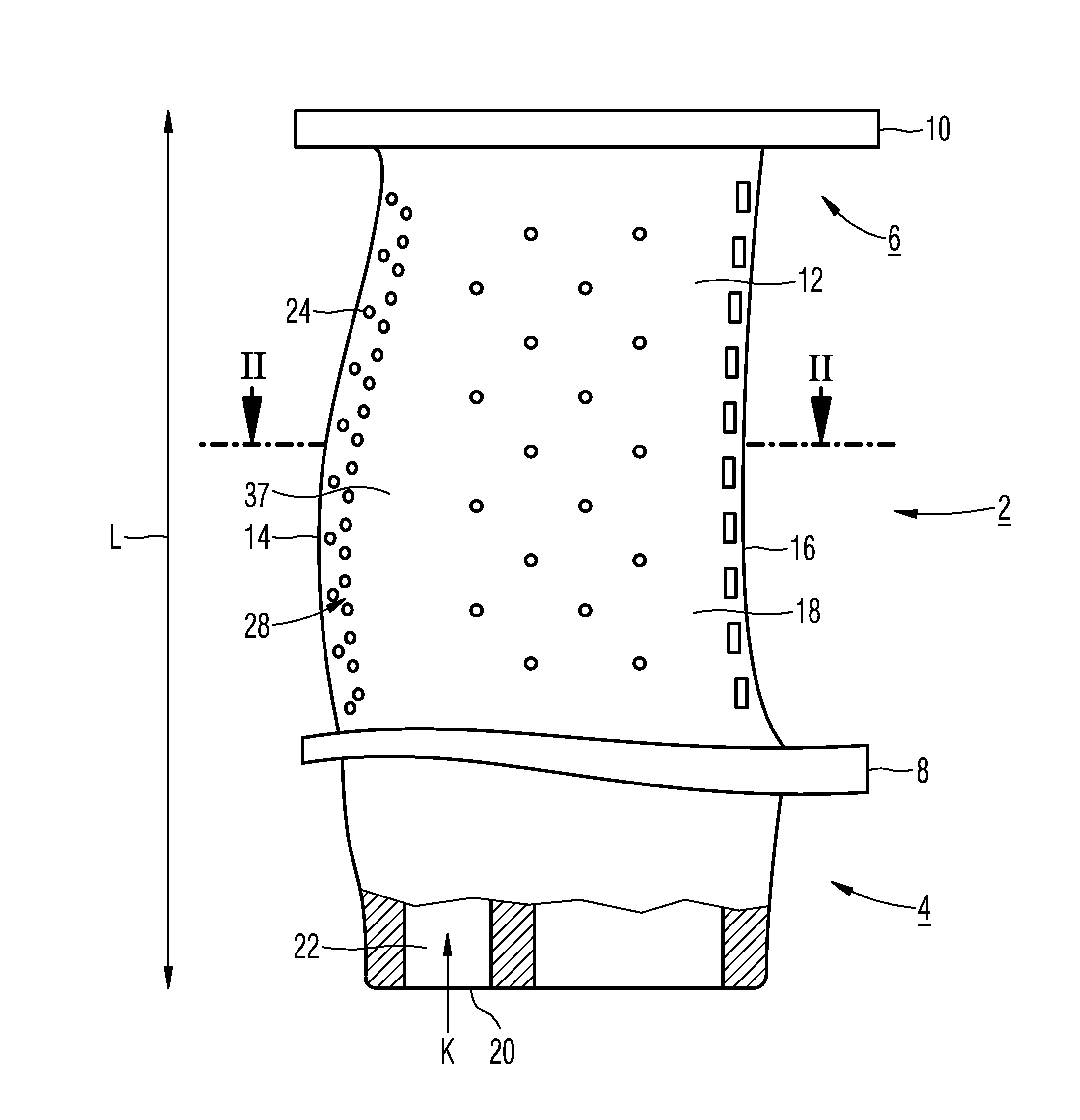 Cooling of a gas turbine component designed as a rotor disk or turbine blade