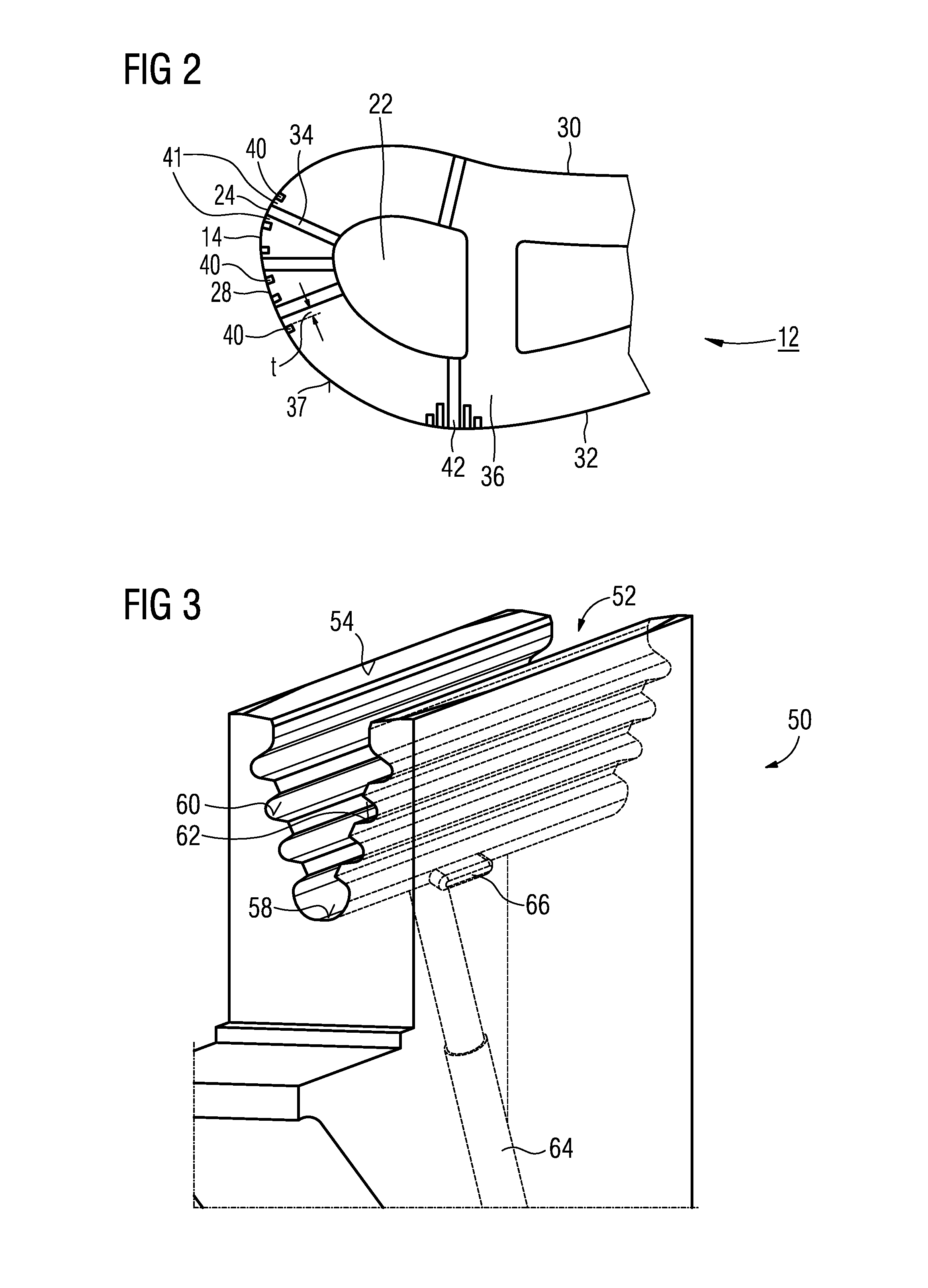 Cooling of a gas turbine component designed as a rotor disk or turbine blade