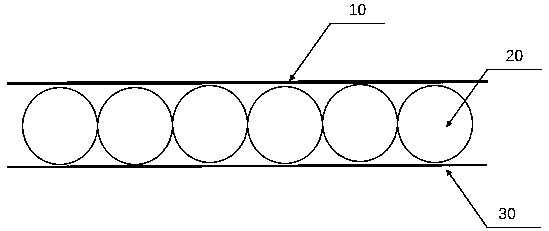 External protection type nanometer air bag reflecting layer