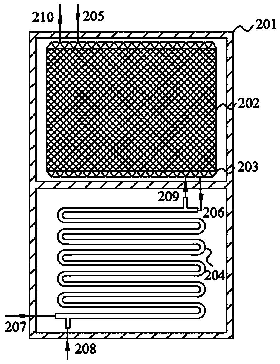 Transcritical CO2 air source system adopting phase change energy storage