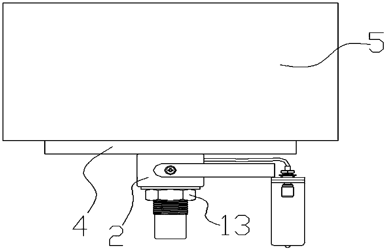 Intelligent anchor bolt and steel plate support structure having same