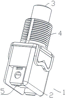 Furnace temperature monitoring probe of double-hearth crucible melting furnace