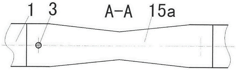 Compliant joint taking irregular plate spring with variable cross section as skeleton