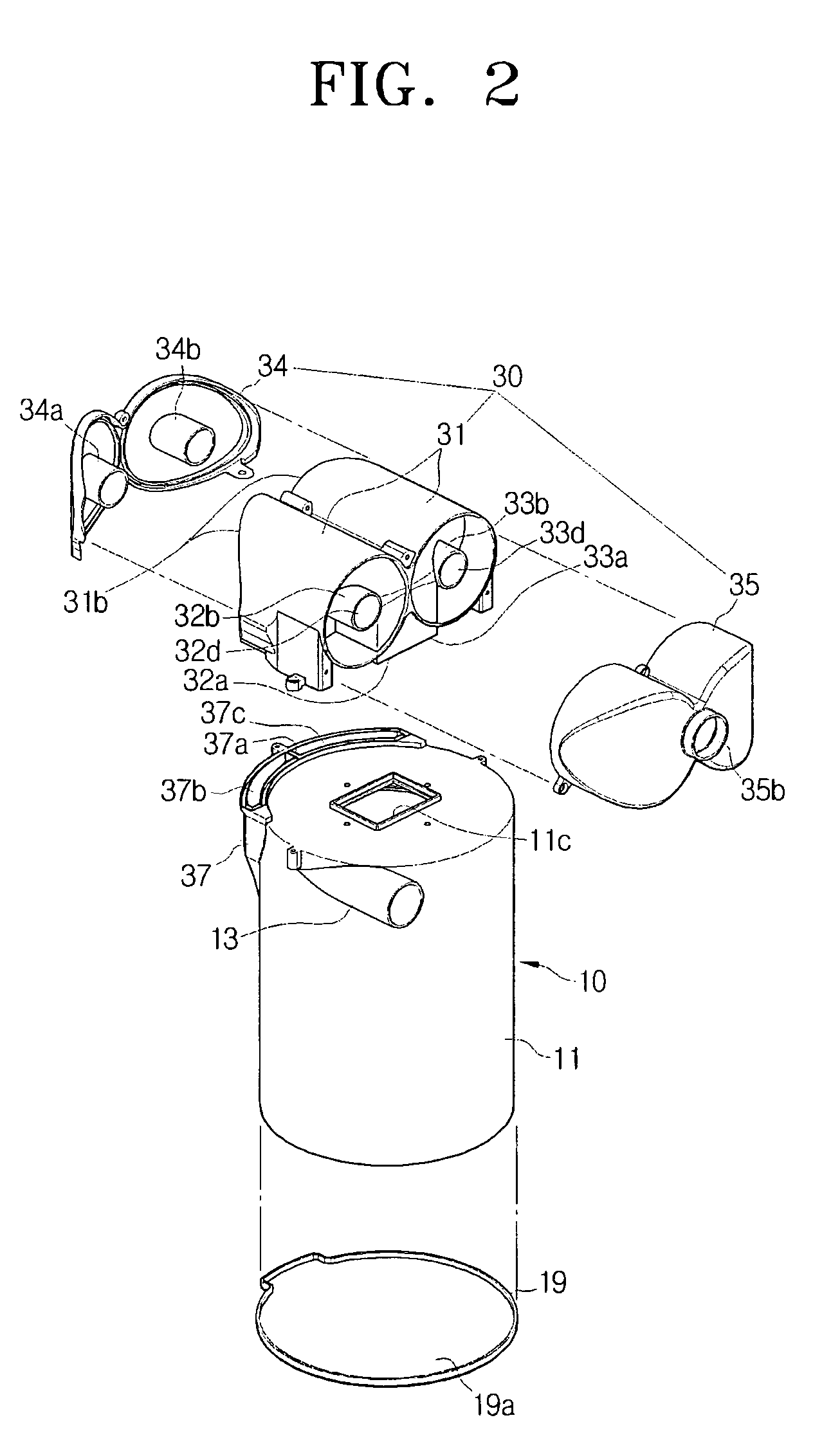 Cyclone dust-collecting apparatus