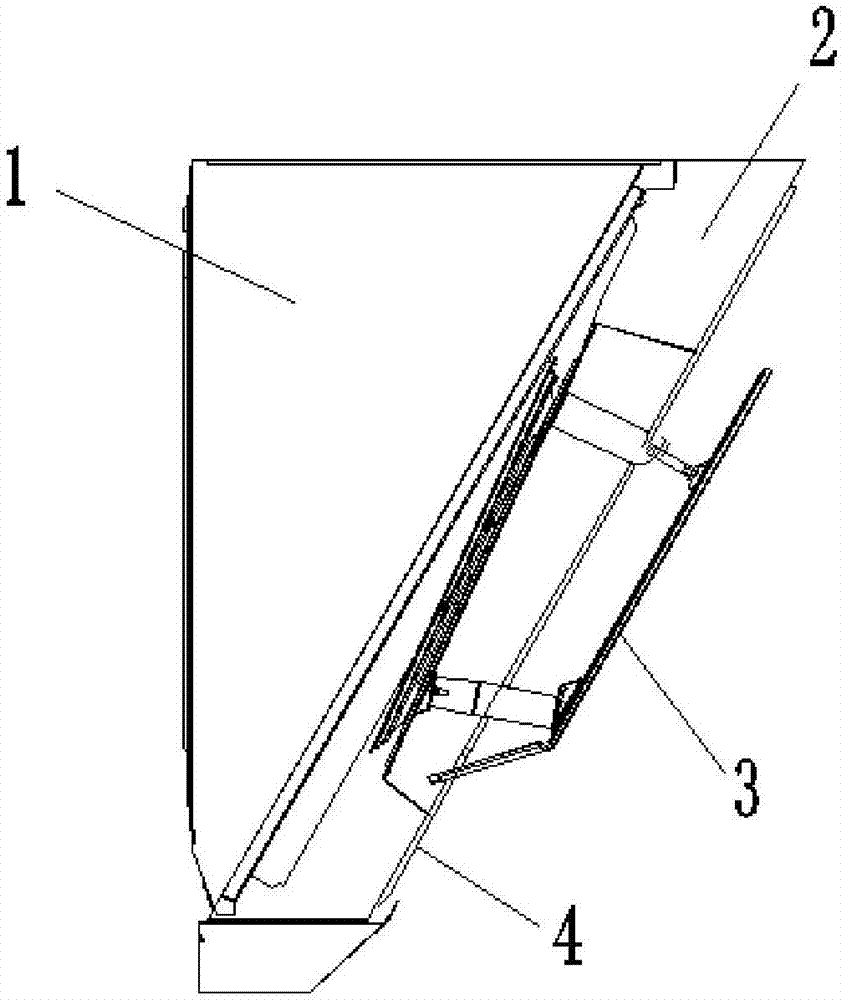 Side sucking type range hood and oil path structure thereof