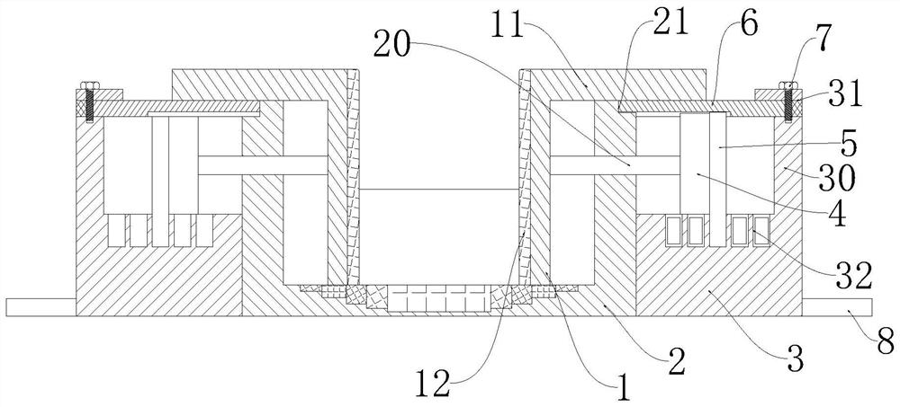 A wall positioning device for prefabricated buildings