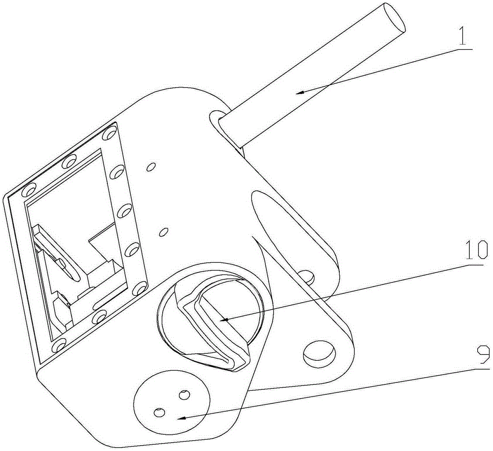 Electronic control temporary lock device for public bike