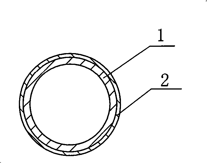 Connection structure for conductor pipe in radio-frequency cable