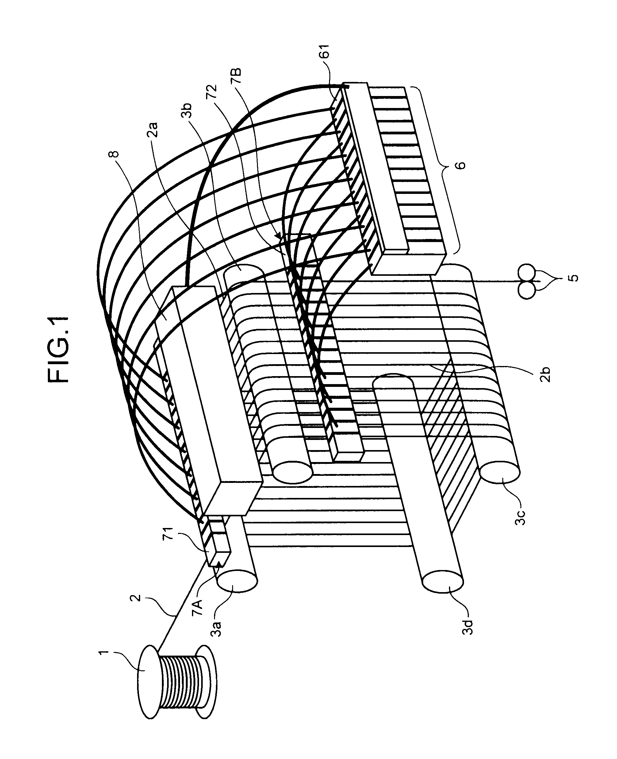 Wire discharge-machining apparatus with parallel cutting wires