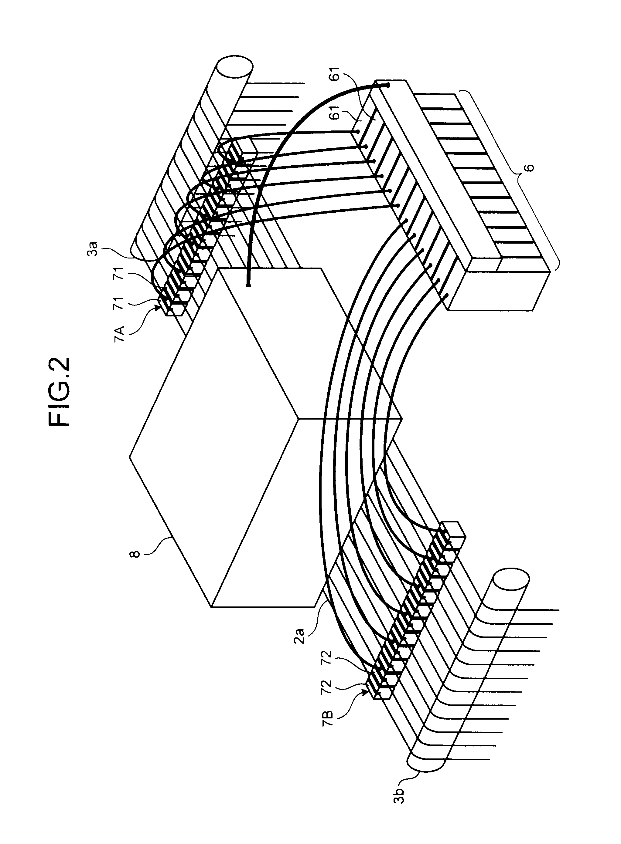 Wire discharge-machining apparatus with parallel cutting wires