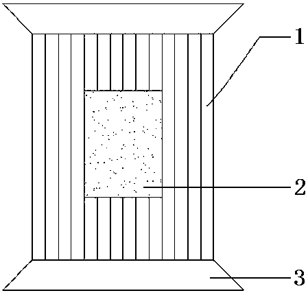 A tower type solar power station receiver structure and receiving method