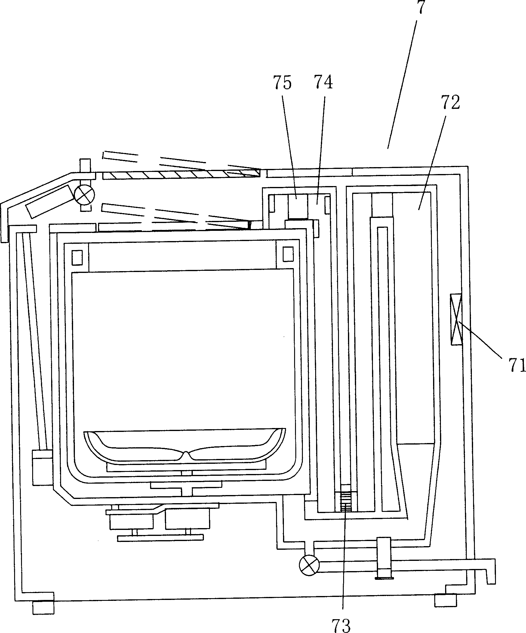 Washing machine with high efficiency drying function and drying method thereof