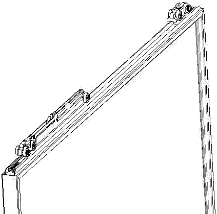 Method for mounting sliding door leaf and hanging wheels