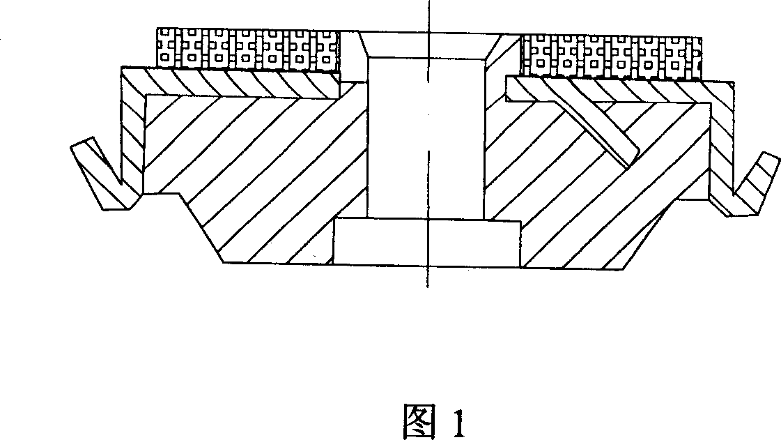 Plane carbon commutator and its manufacture method