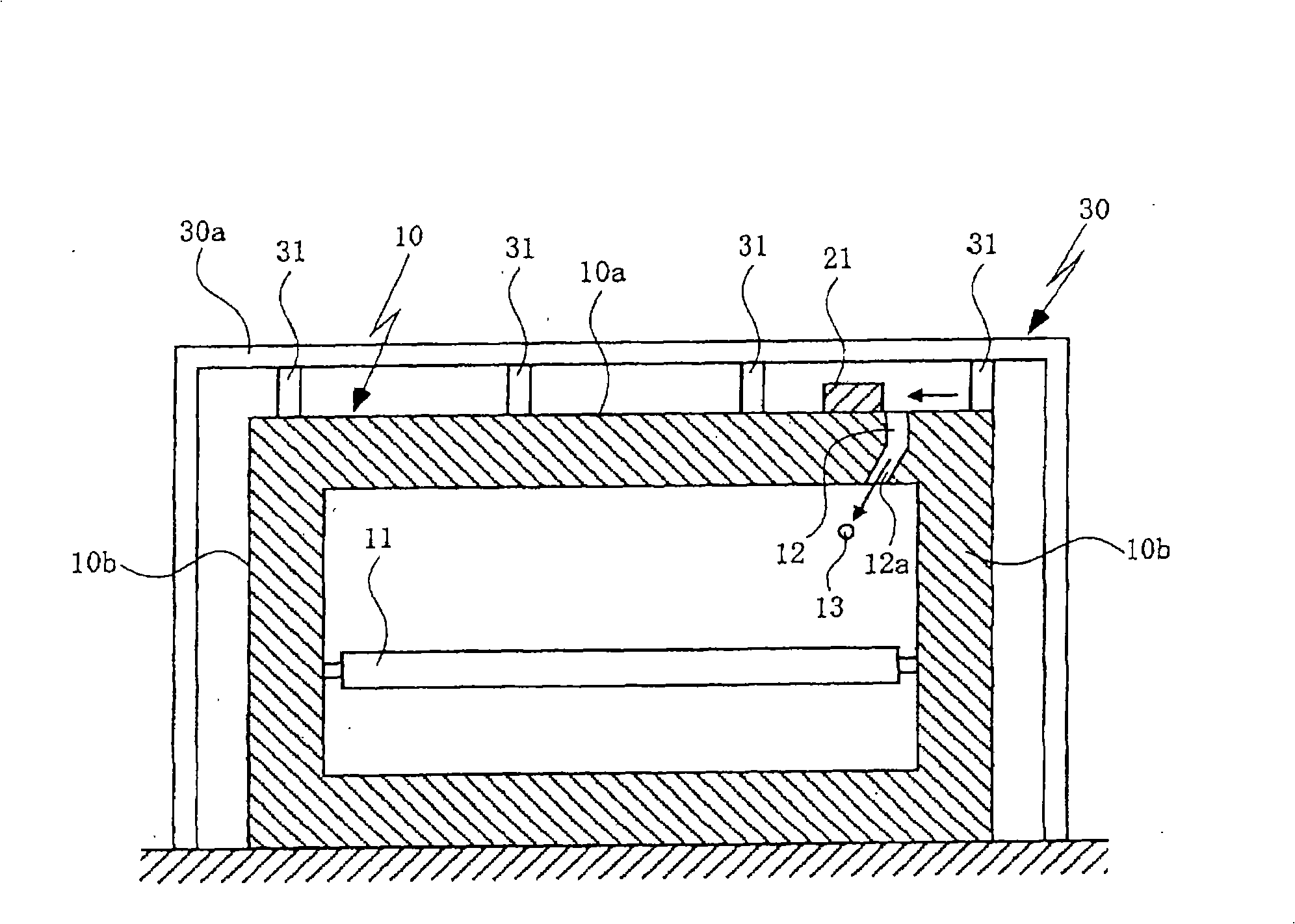Continuous annealing device