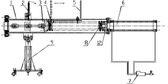 Stress balance adjusting device for thrust bearing of hydro-generator