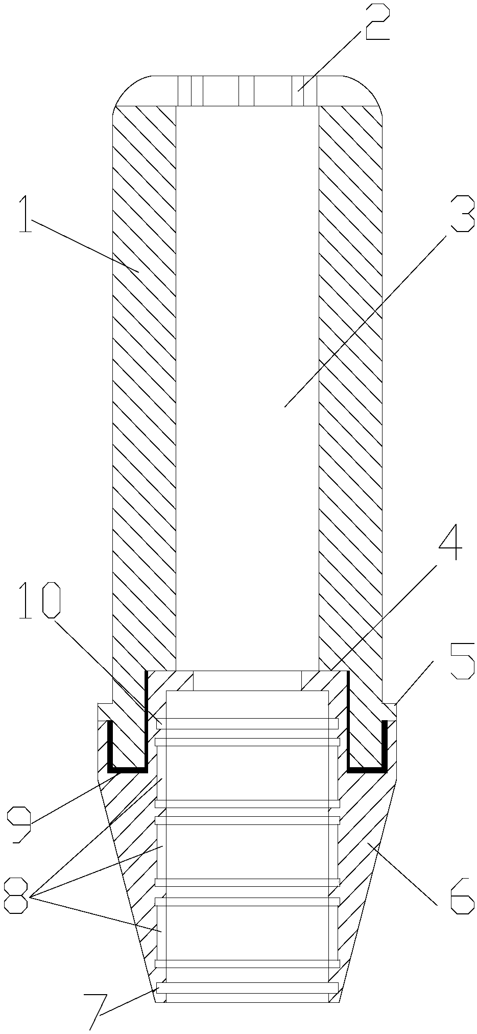 Anode assembly for electroplating outside engine block tank