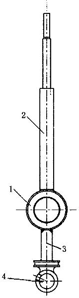 Variable speed operation rod for automobile