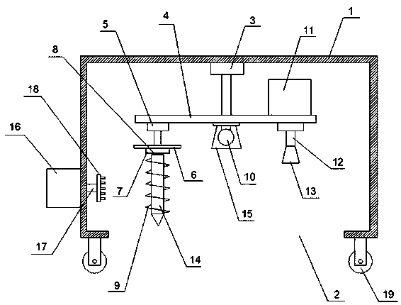 Contaminated soil remediation device