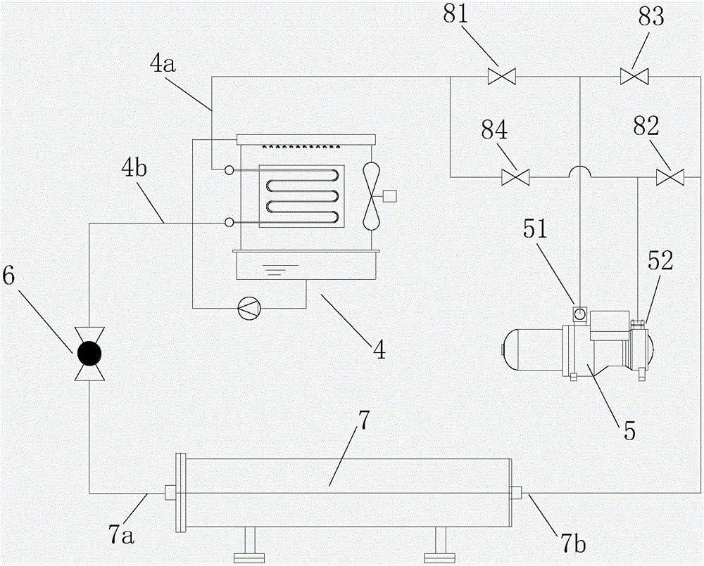 Cold-and-hot water unit with plate-pipe composite heat-exchange evaporative condenser