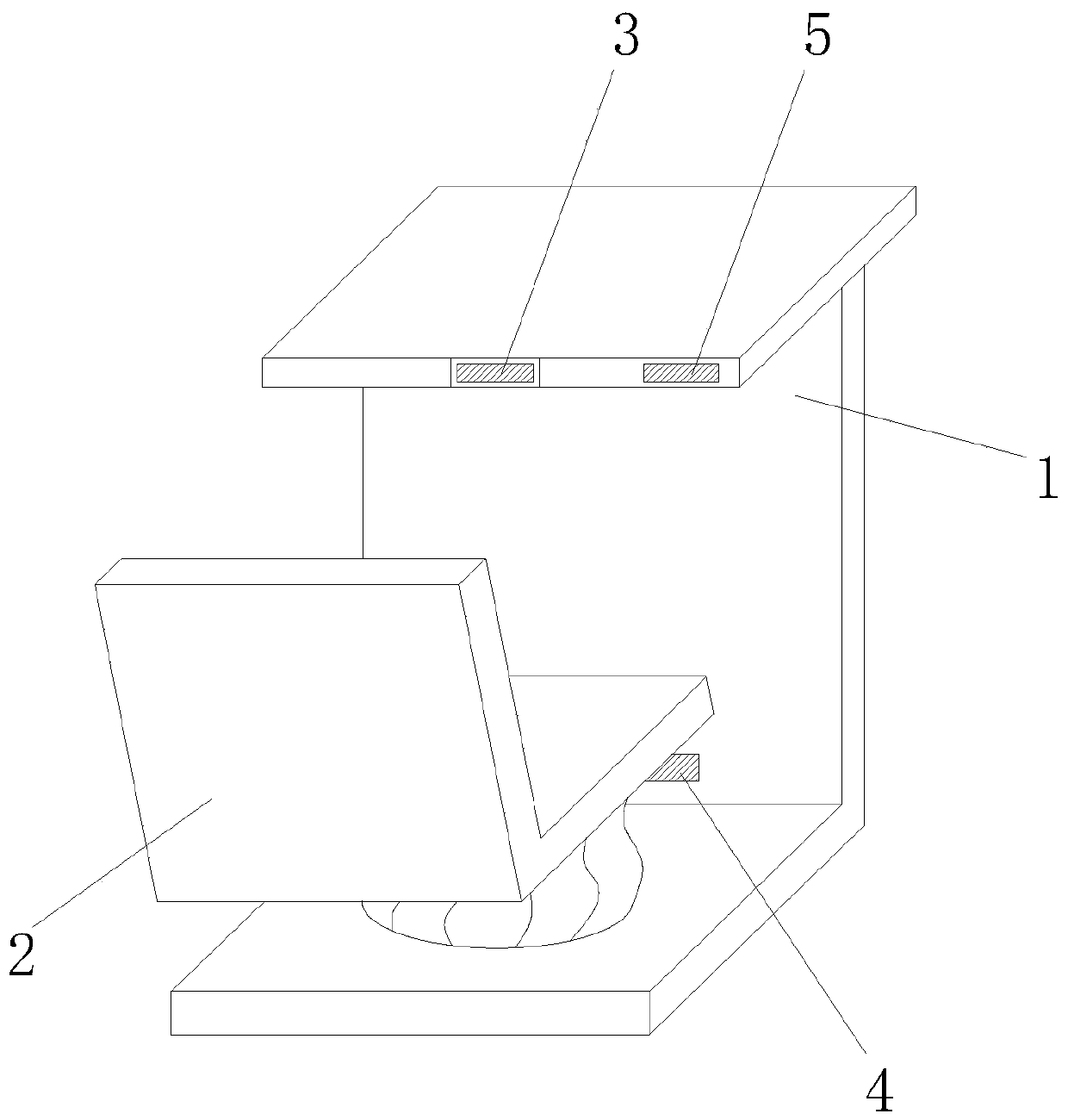 Learning table capable of carrying out three-dimensional posture correction and method for three-dimensional posture correction