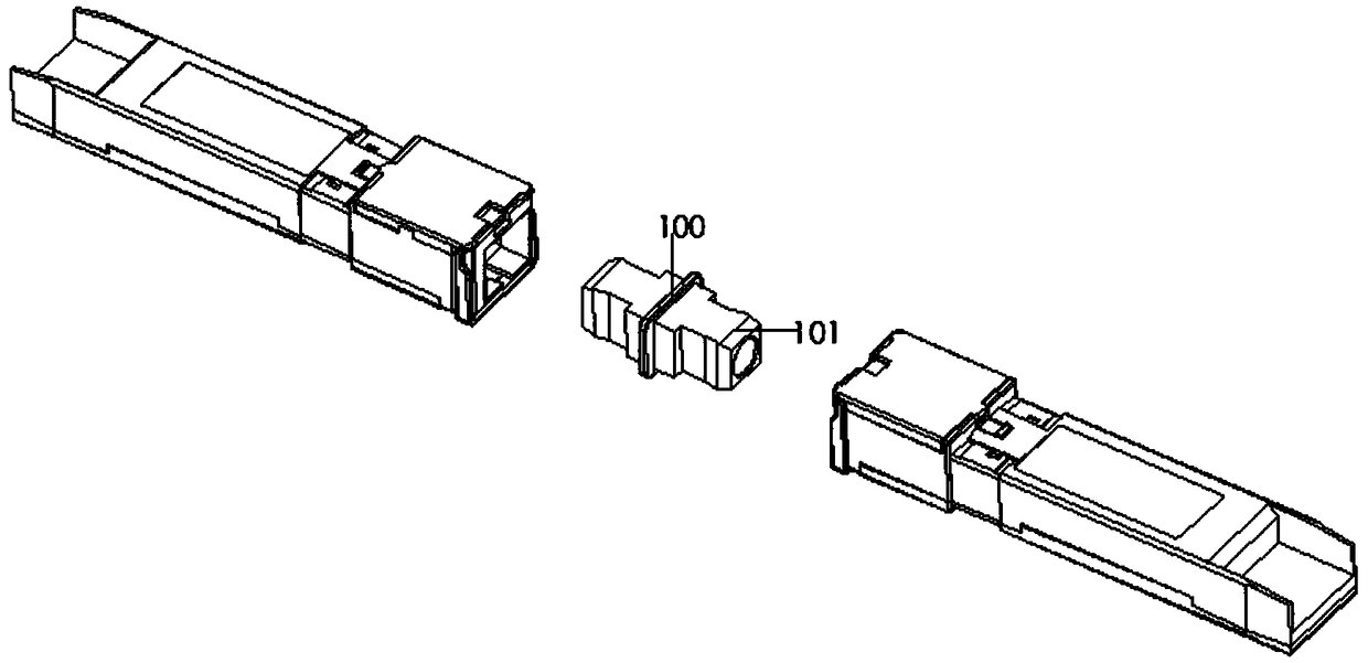 Dustproof plug for optical module