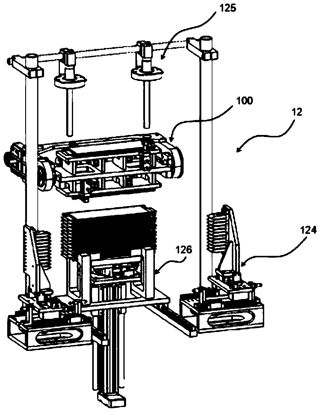 Cell stacking device