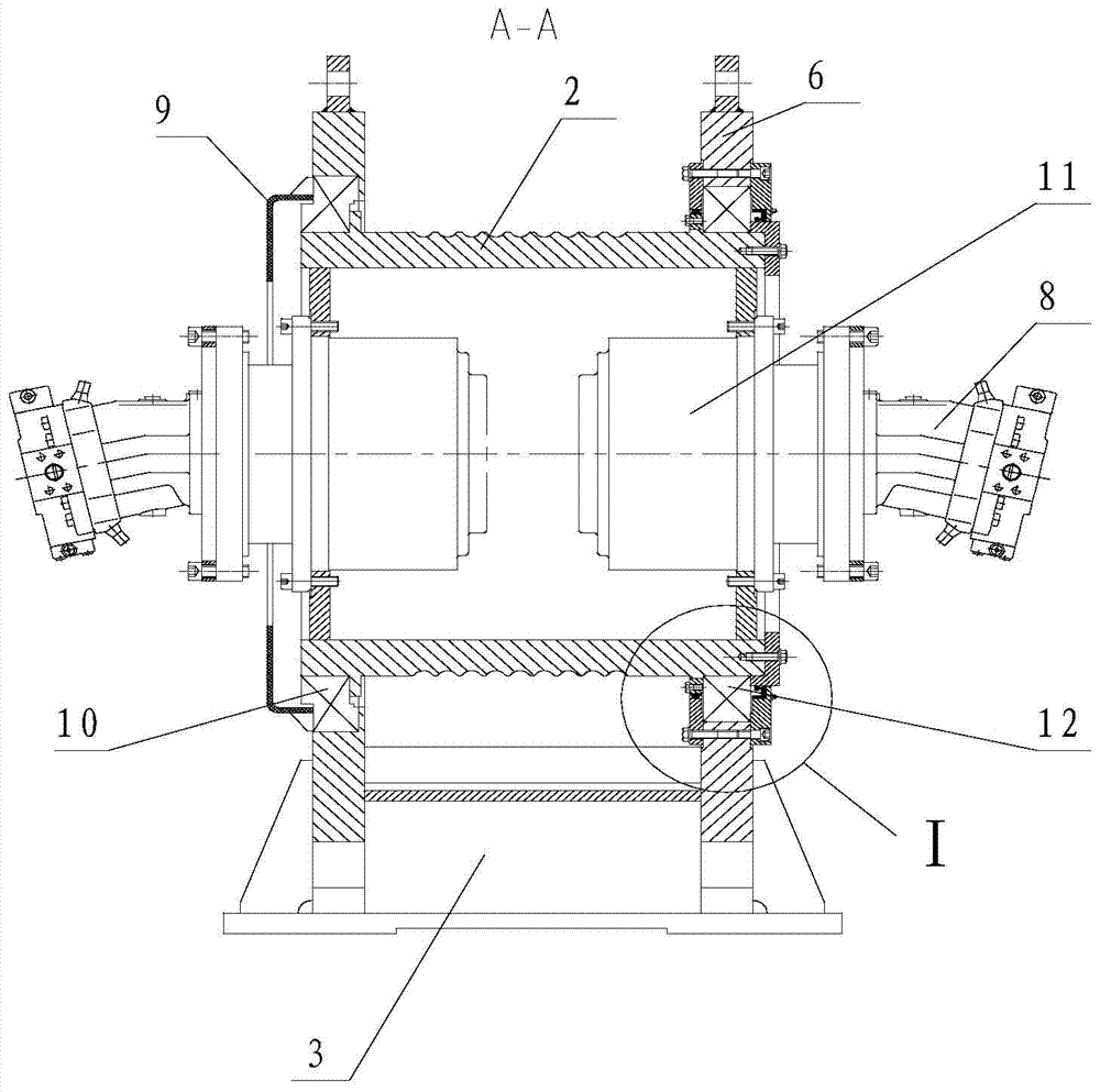 A double-drum friction winch for retractable and towed submarine cable embedding machine