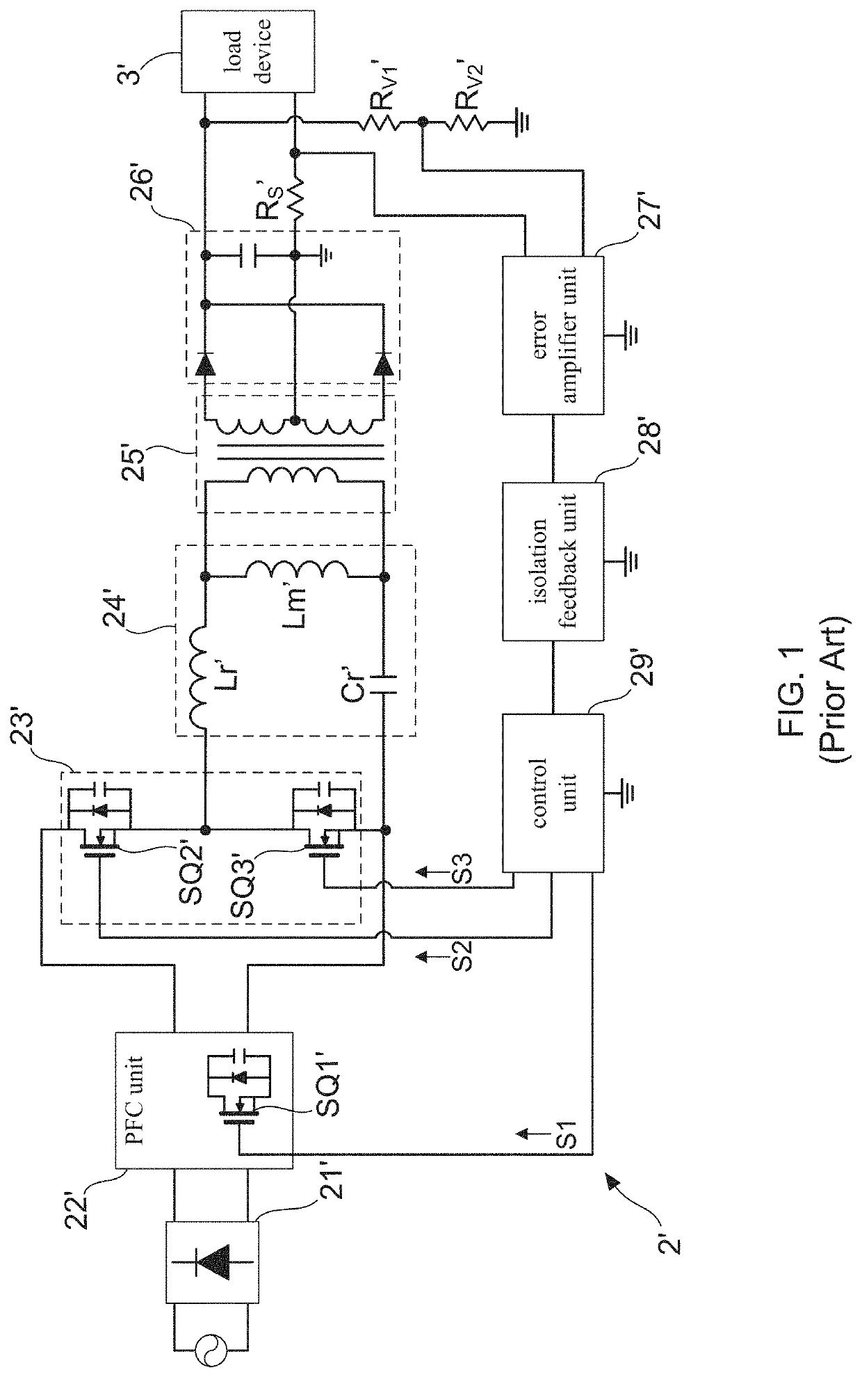 High-efficiency LLC resonant converter