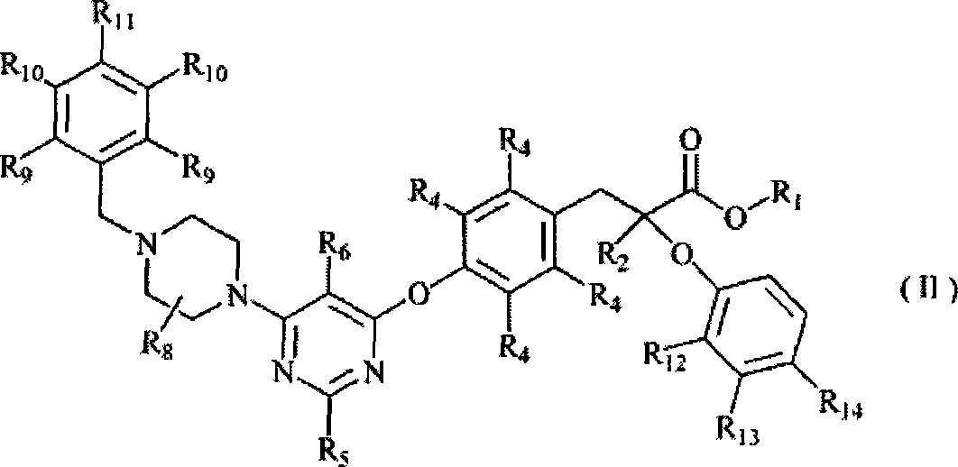 Use of pyrimidine-substituted phenylpropionic acid compound in preparing medicament for preventing and/or treating diabetes