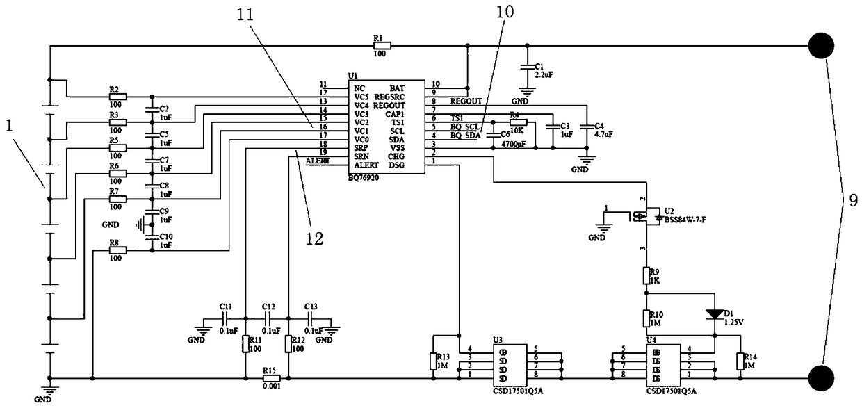 Intelligent battery pack and power tool comprising the intelligent battery pack