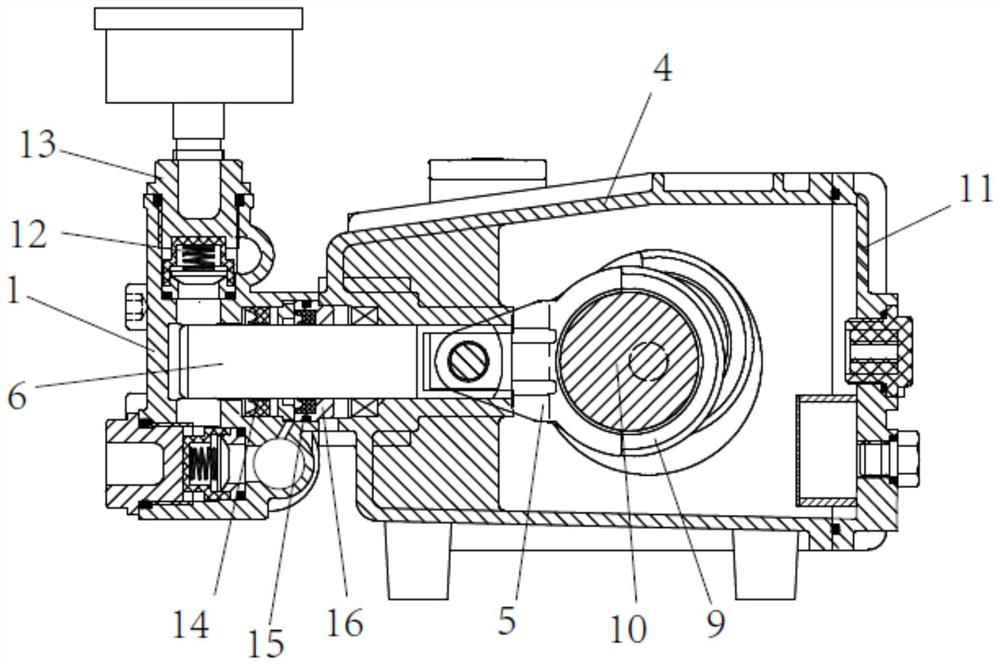 Production and machining method of plunger pump for high-quality high-pressure cleaning machine