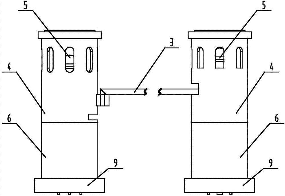 Lane changing robot and reversible lane changing method