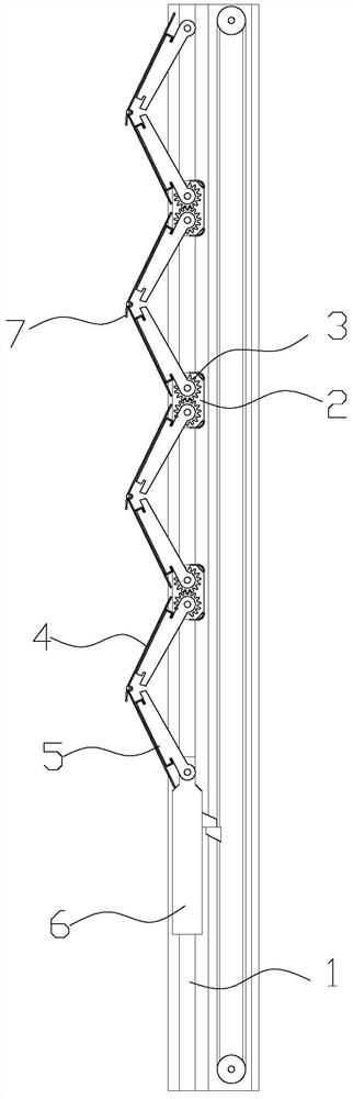 Folding sunshade curtain