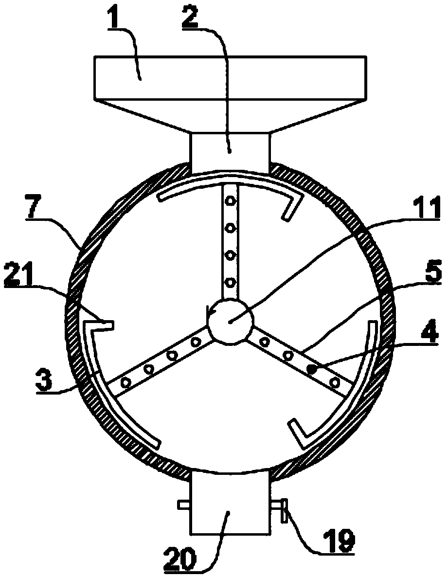 Intermittent unloading and repair device for polluted soil