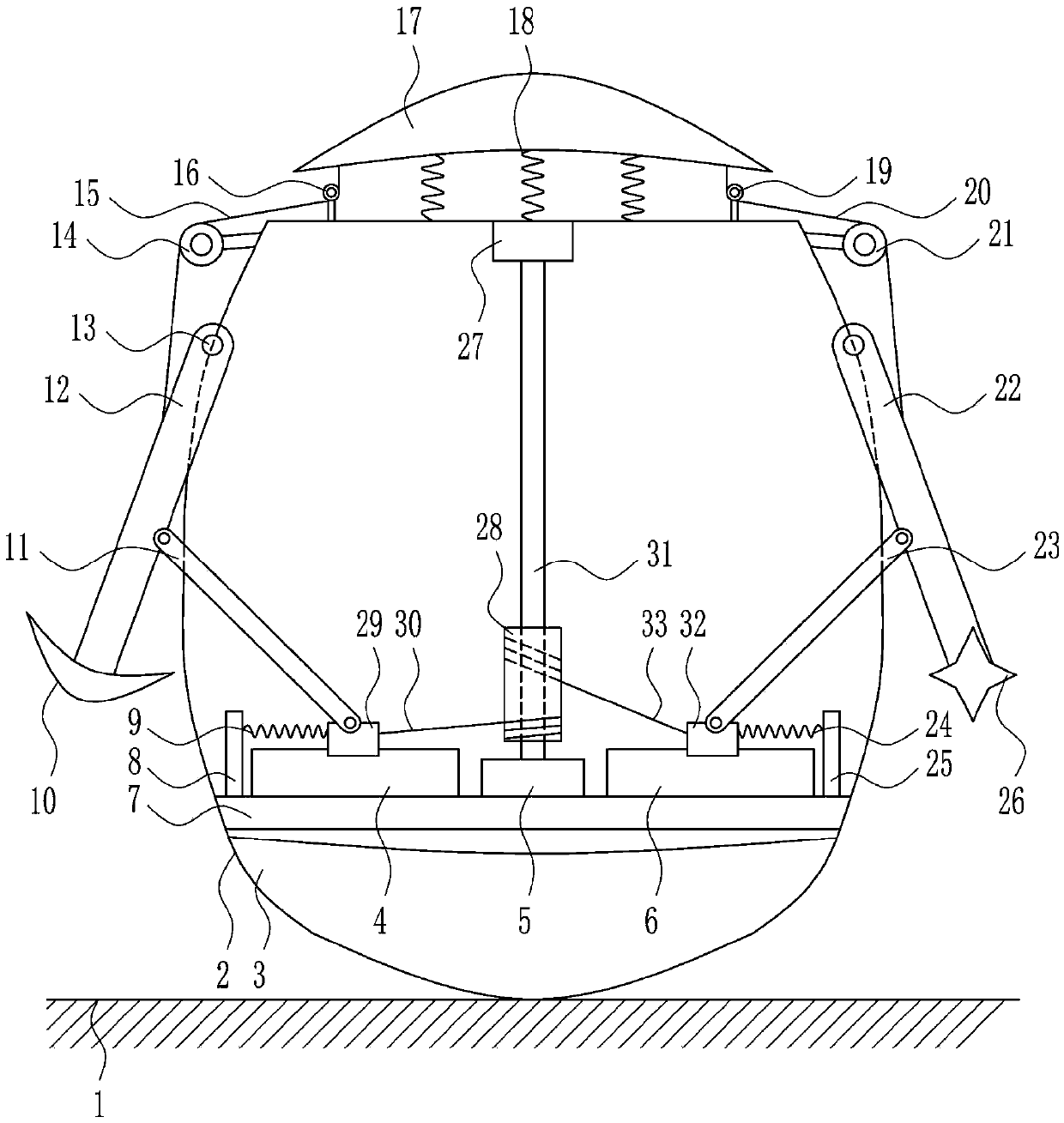 Amusement robot for amusement park