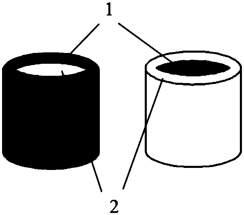 Method for preparing double-metal composite material by solid-liquid combination of solid-state copper material and drawing composition